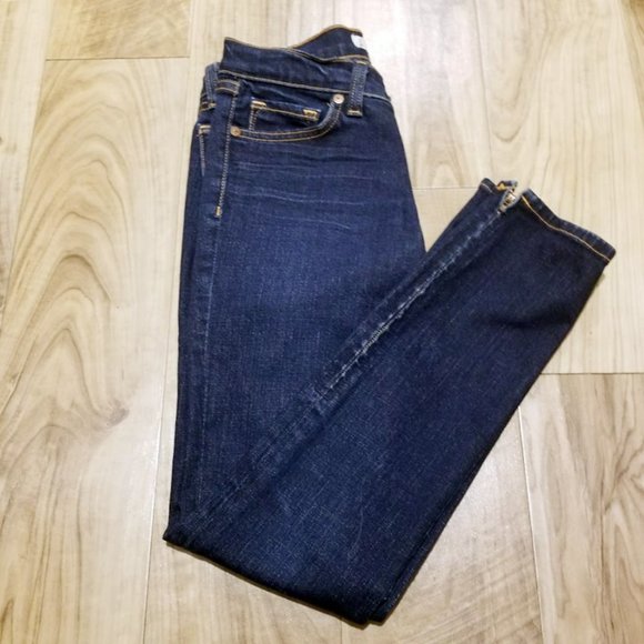 J Brand the deal skinny Straight Leg Low Rise Ankle Zip Jeans 25 Womens 28x28 - Picture 2 of 16